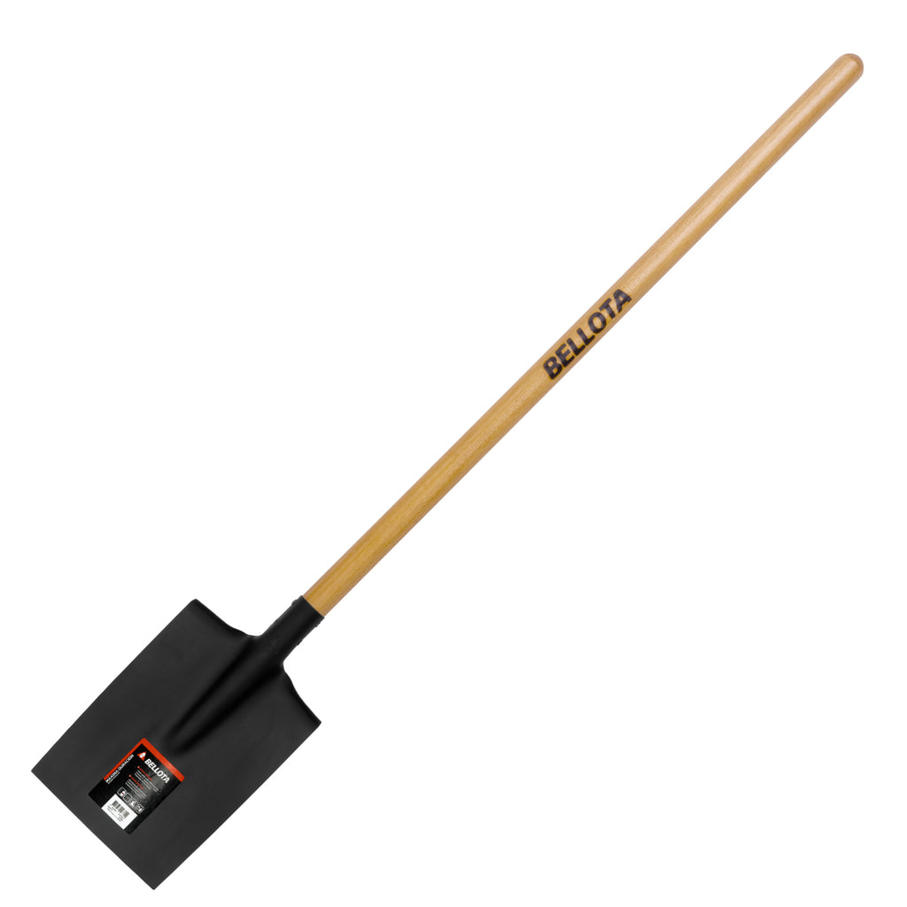 PALA RECTA MANGO LARGO MADERA SIN AGARRADERA 1300 mm largo x 205 mm ANCHO CABEZA 
BELLOTA