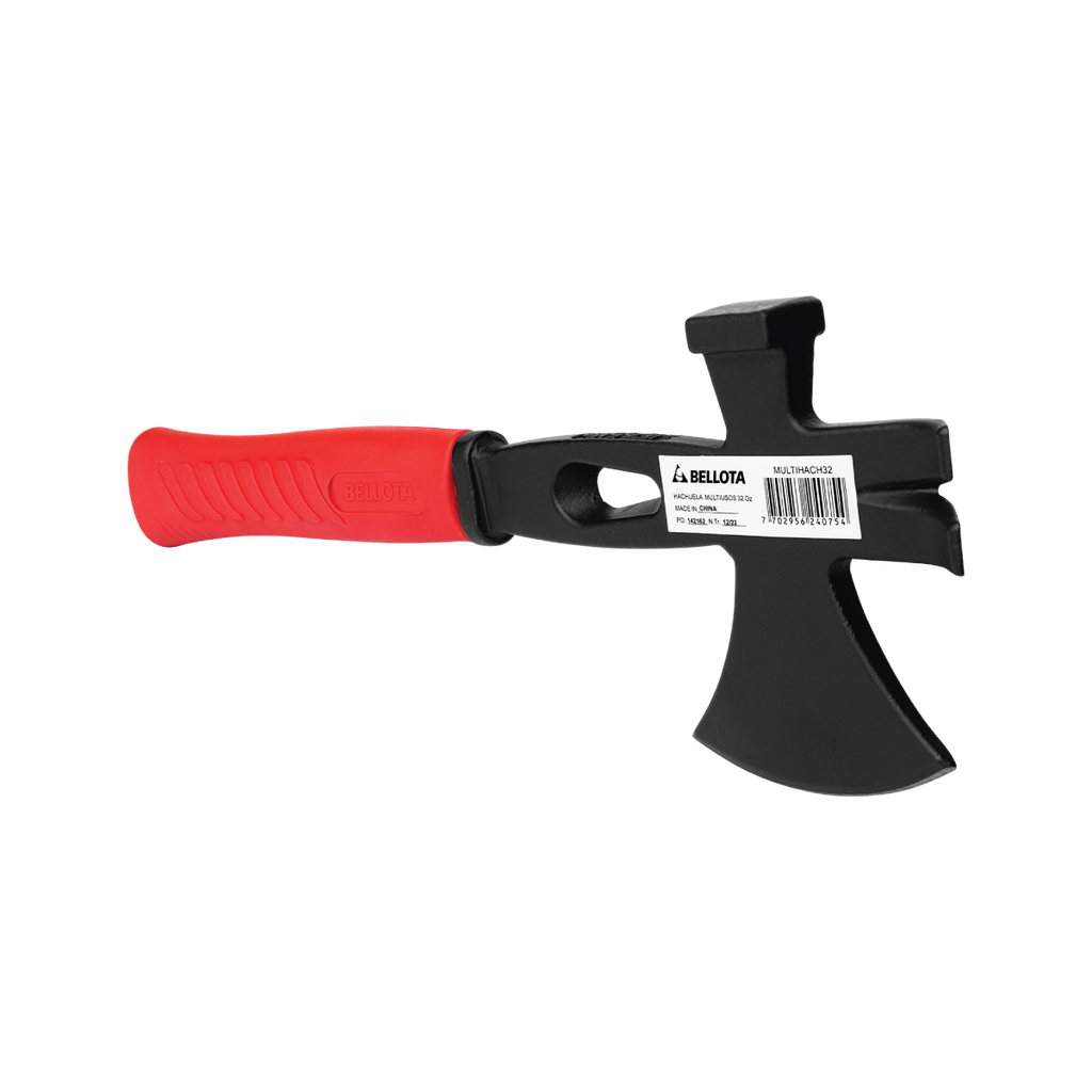 HACHA ACERO FORJADO MULTIPROPOSITO SUPERVIVENCIA 5 FUNCIONES 32 OZ CAMPING  BELLOTA